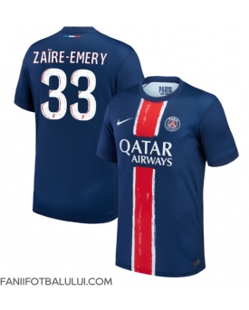 Paris Saint-Germain Warren Zaire-Emery #33 Tricou Fotbal Replică 2024-25 Barbati Acasa